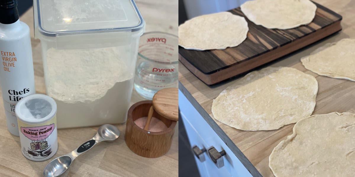 My family loves my easy homemade tortillas that only need 5 ingredients — and that's including water