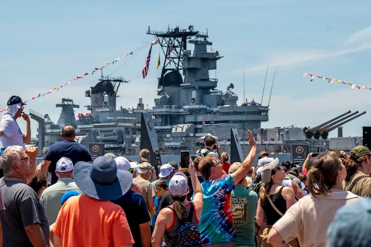 Battleship New Jersey comes home to Camden after $10 million in repairs