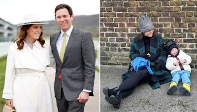 Princess Eugenie's adorable son dresses as Spider-Man for fun family outing