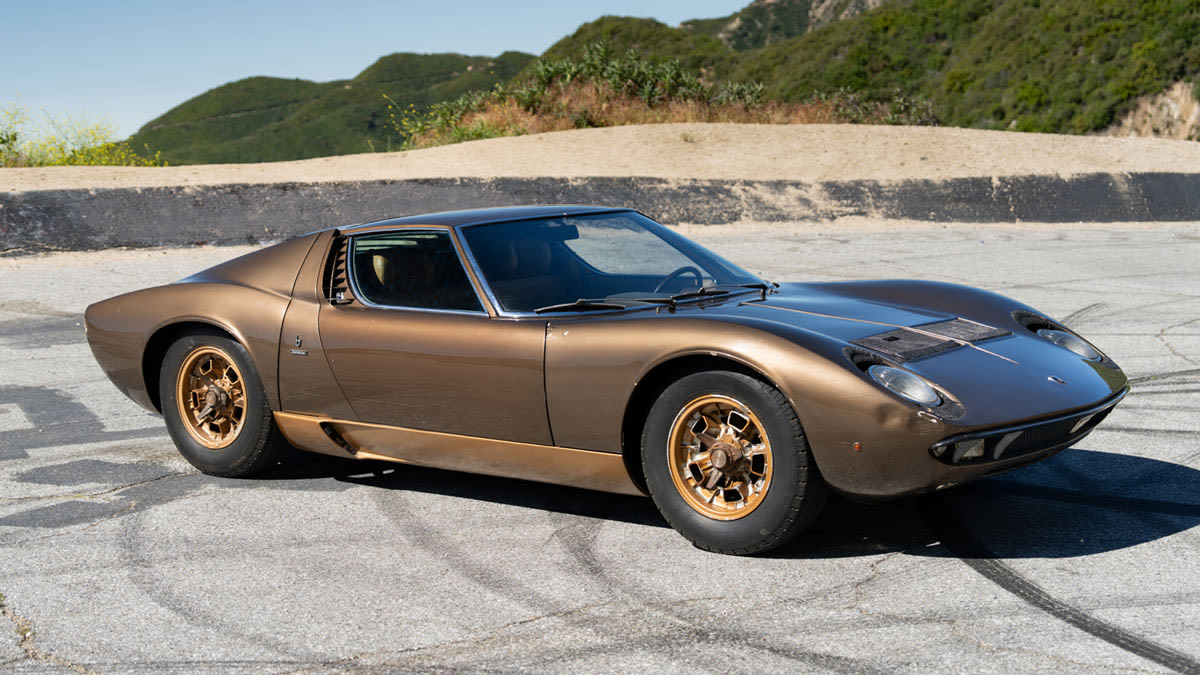 This 1970 Lamborghini Miura Was Kept in a Living Room for 40 Years. Now It Could Fetch $2.5 Million at Auction.
