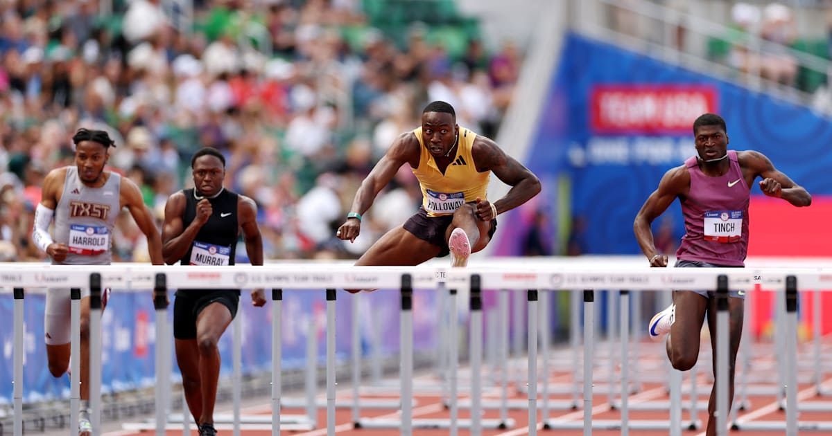 U.S. Olympic Team Trials: Grant Holloway into 110m hurdles final, Valarie Allman wins discus