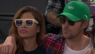 Eva Mendes and Ryan Gosling make rare public outing at Paris 2024 Olympics