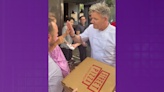 Gordon Ramsay hands out pizza, high five at Street Pizza in DC