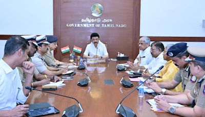 CM Stalin reviews law and order situation in T.N.