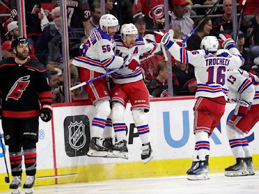 Artemi Panarin scores in overtime, Rangers beat Hurricanes 3-2 to take 3-0 series lead