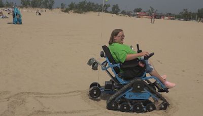 City of Muskegon gets 2 beach wheelchairs to help everyone 'enjoy the beach to its fullest'