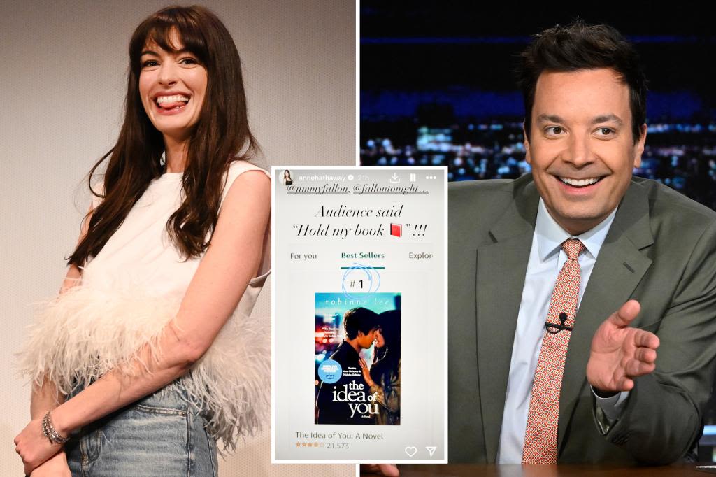 Anne Hathaway chides ‘Tonight Show’ audience after awkward ‘The Idea of You’ question