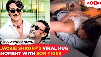 Jackie Shroff shares a CUTE video of HUGGING son Tiger Shroff; Richa Chadha and more shower love