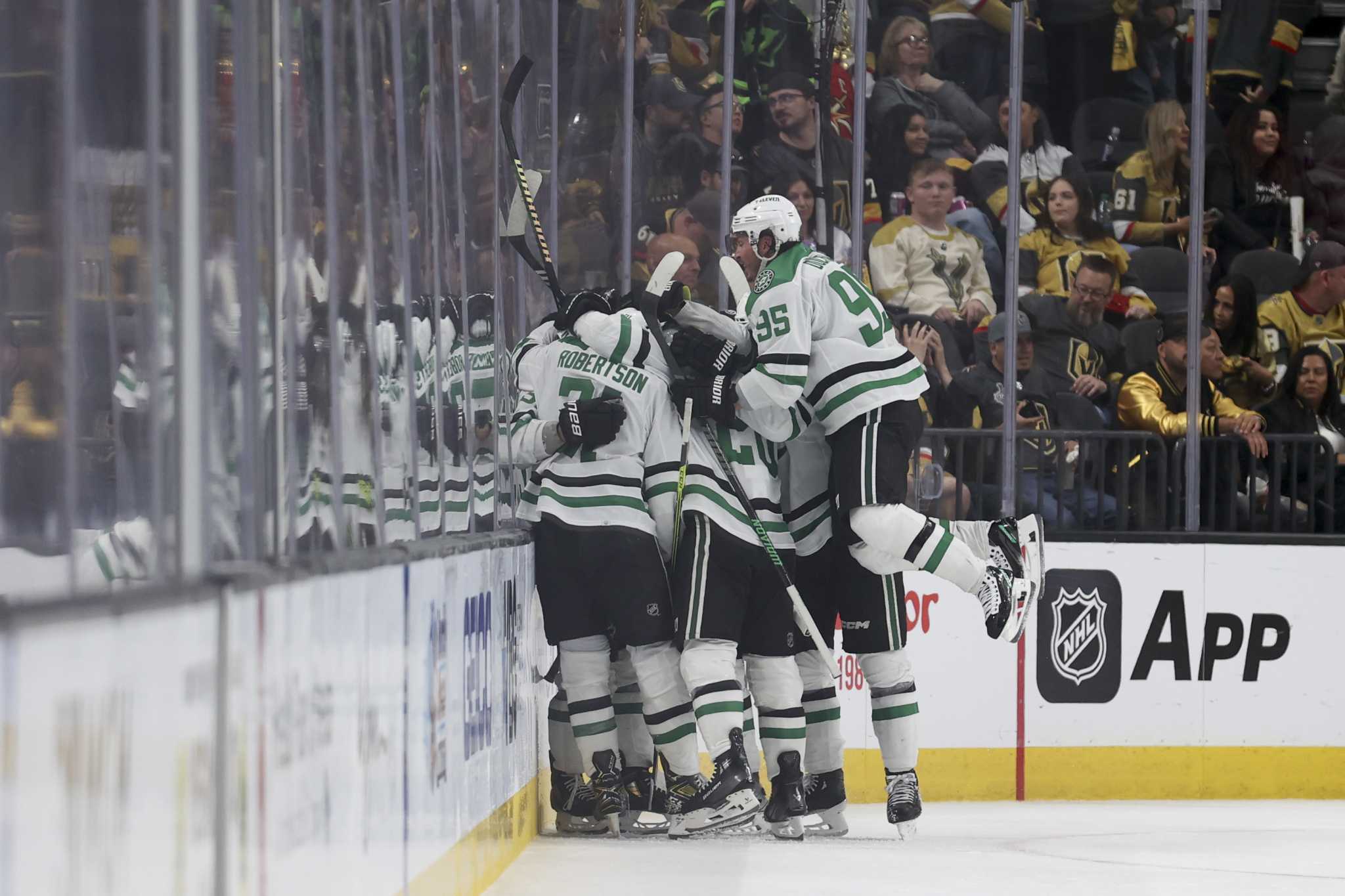 Wyatt Johnston scores in OT, Stars beat Golden Knights 3-2 to cut series deficit to 2-1