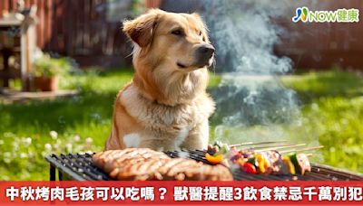 中秋烤肉毛孩可以吃嗎？ 獸醫提醒3飲食禁忌千萬別犯