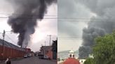 Se registra incendio en fábrica de Tultitlán, en Edoméx