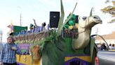 What roads are closed in West Monroe due to the Krewe de Riviere Mardi Gras Parade?