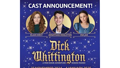 Cast members confirmed for Dick Whittington panto at Newport this Christmas