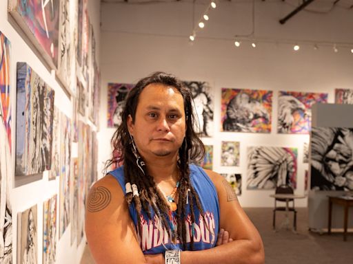 Native American shot at New Mexico protest heals through art