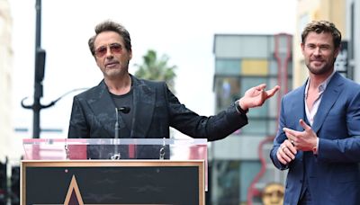 Robert Downey Jr. And The Cast Of "The Avengers" Hilariously Roasted Chris Hemsworth At His Hollywood Walk Of Fame...