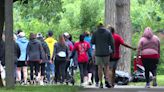 Community gathers at Rotary Park for annual Brunch and Walk with the League 5K