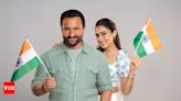 Sara and Saif Ali Khan create a picture-perfect moment on Independence Day! | Hindi Movie News - Times of India