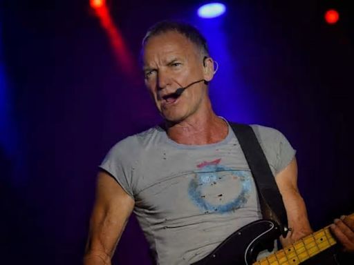 Sting se presenta en el Foro de las Estrellas de la Feria Nacional de San Marcos