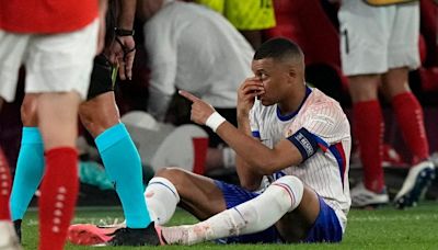 WATCH: Kylian Mbappe suffers broken nose as France beat Austria 1-0 at Euro 2024