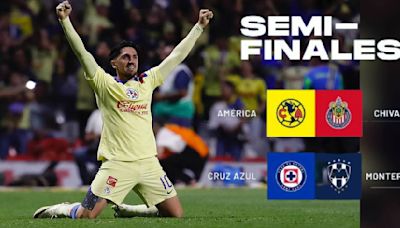 Horarios de semifinales Clausura 2024 Liga MX: ¿Cuándo se juega América-Chivas y Cruz Azul-Monterrey?