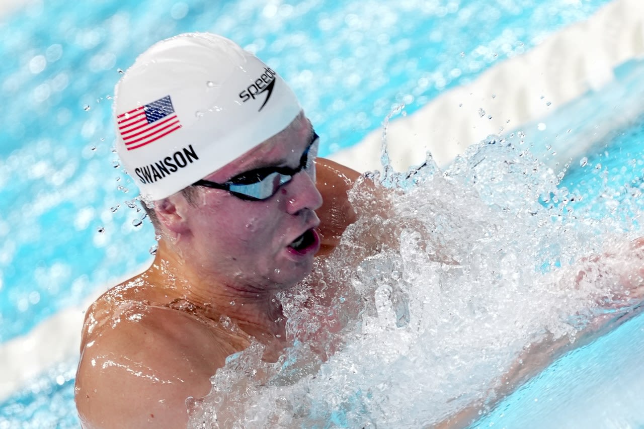 Richmond native competes in his first 2024 Paris Olympics swimming race