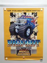 BIGFOOT AND THE MUSCLE MACHINES ANIMATION HOME VIDEO POSTER 1985 ...