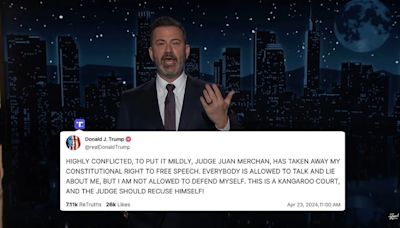 Jimmy Kimmel Wants to Know ‘Why Trump Hasn’t Already Been Punished’ for Constant Gag Order Violations | Video