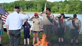 Unserviceable American Flags disposed in community ceremony June 14