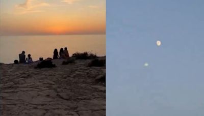 UFO over Spain? Tourist astonishing video captures mysterious object vanishing in seconds