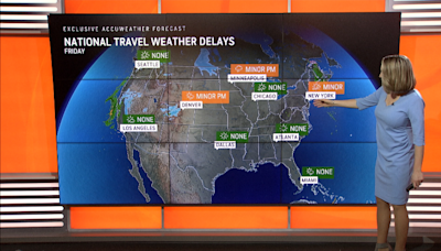 What will the travel forecast look like this Friday?