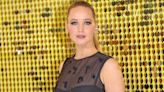 Jennifer Lawrence's Embellished Sheer Gown and Gloves Steal the Show at 'No Hard Feelings' Premiere