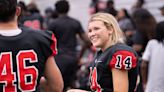 Kicker makes history as first female football player for this Georgia university