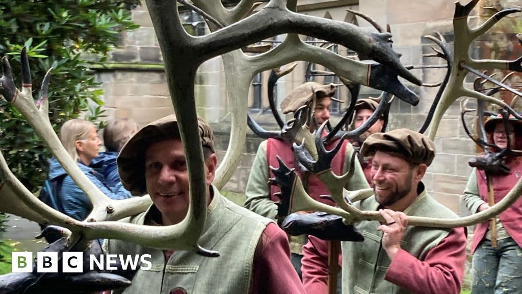 Abbots Bromley Horn Dance draws visitors to village