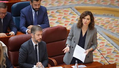 Ayuso pregunta al PSOE cómo va a recibir a la “jefa” Begoña Gómez: ”¿A puerta gayola, por los pasillos o los conductos del aire?”