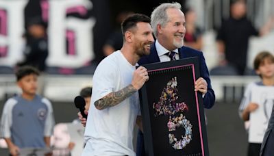 Así fue el homenaje del Inter de Miami a Messi, el más ganador de la historia