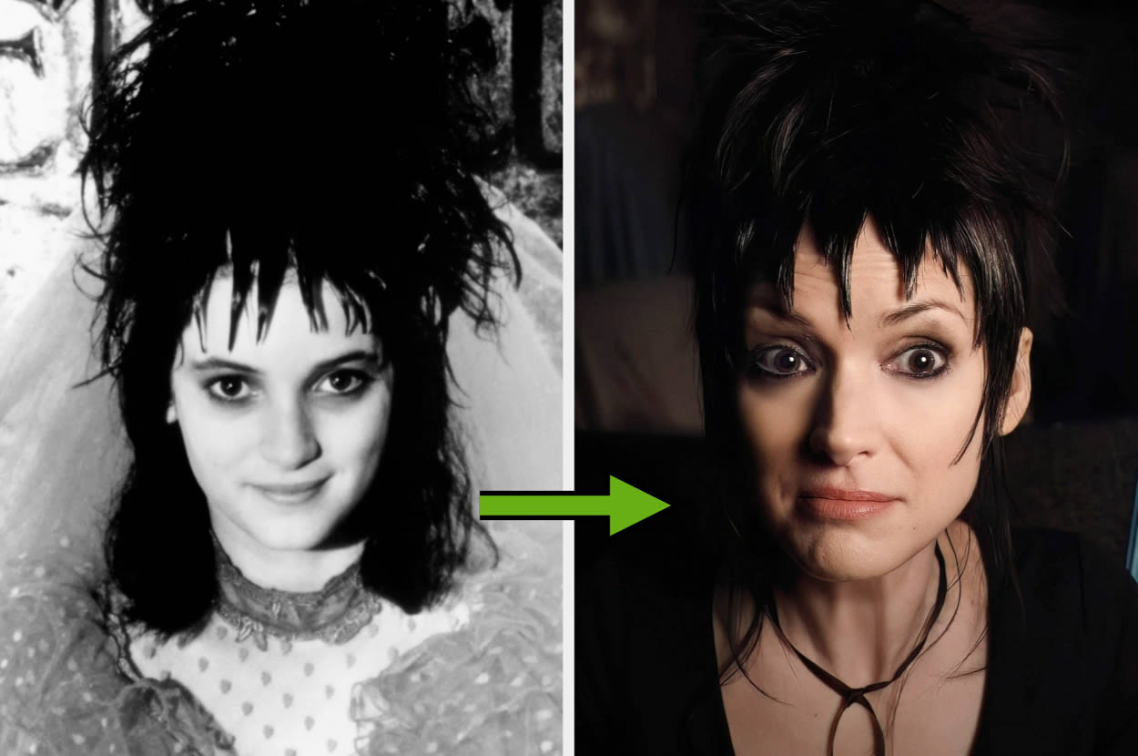 Here's What The Cast Of "Beetlejuice" Looked Like In The Original Vs. The New Film