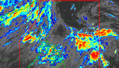 Trough of LPA east of Butuan City causing scattered rain