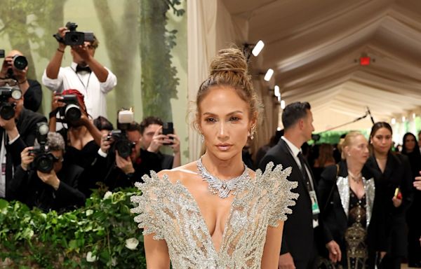 Met Gala 2024: Jennifer Lopez Stuns in Sheer Custom Schiaparelli Dress