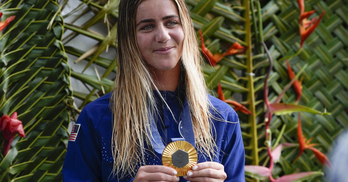 American surfer Caroline Marks on winning Olympic gold: "It feels surreal"