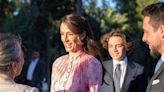 El vestido español que la princesa Rajwa ha llevado en su último look de invitada