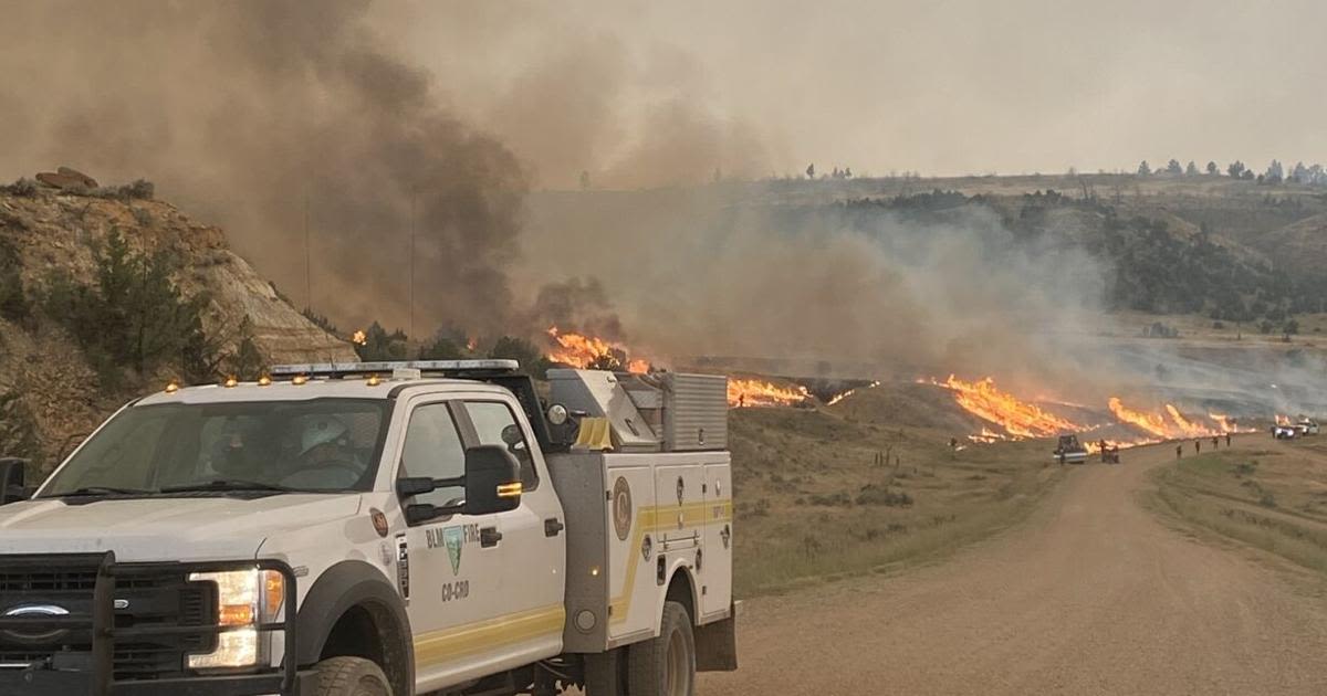 Deadman Fire Complex burning a combined 39,000 acres in southeast Montana