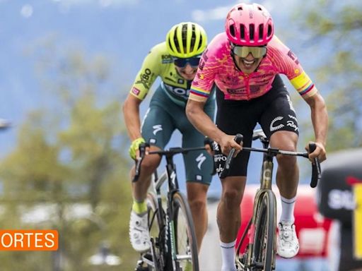 Richard Carapaz fue séptimo en el Tour de Romandía