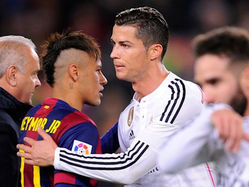 Neymar Jr. y Cristiano Ronaldo compartieron durante pelea entre Tyson Fury y Oleksandr Usyk - El Diario NY