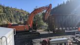 Union Pacific Railroad train derails along Cantara Loop near Dunsmuir, California