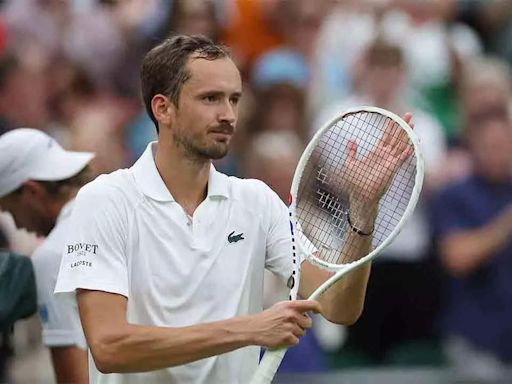 Wimbledon: Daniil Medvedev does the hard yards | Tennis News - Times of India