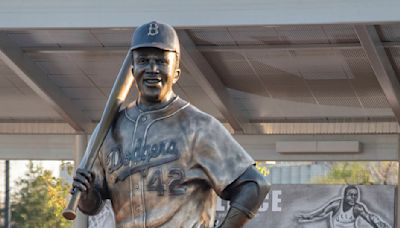 Community rallies to replace a Jackie Robinson statue after it was stolen from a Kansas little league park