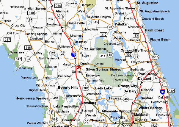 35 Map Of Ocala Fl Maps Database Source