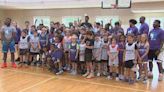 Rising star Brandon Miller attends Hornets Hoops Summer Camp