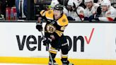 Brad Marchand has great reaction to Tyler Bertuzzi stealing Nick Cousins' stick