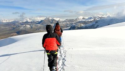 Raquel García, la primera española en ascender un "desconocido" glaciar de una altitud de 5.700 metros